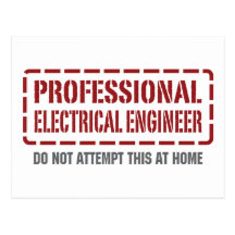 Professional Electrical Engineer Post Card