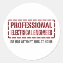 Professional Electrical Engineer Stickers