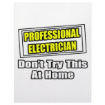 Professional Electrician...Don't Try This At Home letterhead