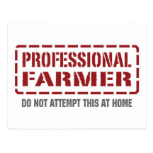 Professional Farmer Post Card