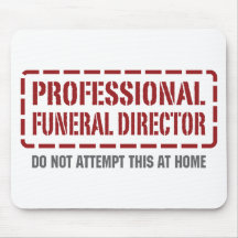 Professional Funeral Director Mouse Mats
