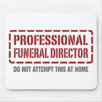 Professional Funeral Director Mouse Mats