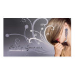 Professional haircut stylist business card