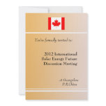 Professional, international business meeting announcements