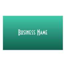 Professional Jade Green Business Card