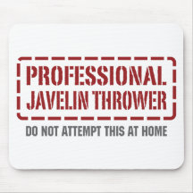 Professional Javelin Thrower Mouse Mats