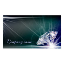Professional jeweller business card