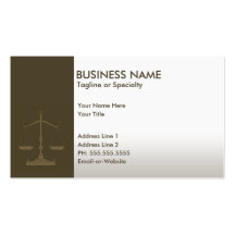 professional justice business card template
