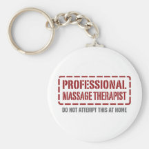 Professional Massage Therapist Keychain