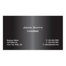 Professional Modern Plain Computer Repair Black Business Card Templates