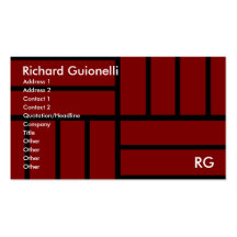 Professional Monogram Business Cards