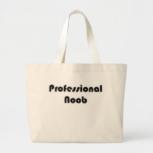 Professional Noob Tote Bags