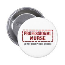 Professional Nurse Pinback Buttons