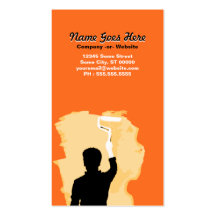 professional painter business card