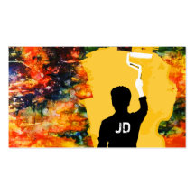 professional painter business card template