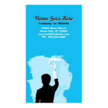 professional painter business card template