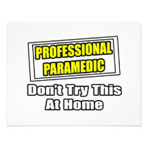 Professional Paramedic...Joke Custom Invitation