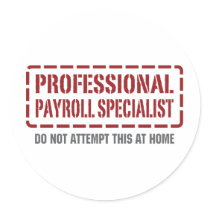 Professional Payroll Specialist Sticker