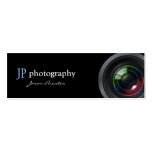 Professional Photographer Camera Lens Business Card Template