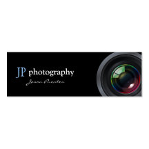 Professional Photographer Camera Lens Business Card Template