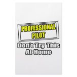 Professional Pilot...Don't Try This At Home stationery