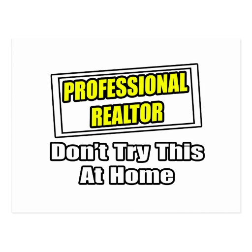 Professional Realtor...Joke Post Cards