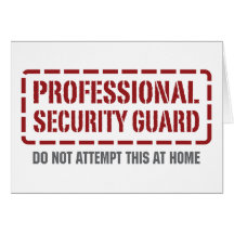 Professional Security Guard Cards