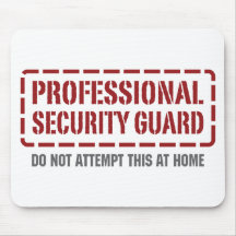 Professional Security Guard Mouse Mat