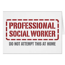 Professional Social Worker Greeting Card