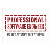 Professional Software Engineer Post Card