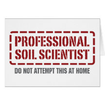 Professional Soil Scientist Greeting Card