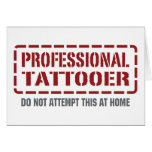 Professional Tattooer Card