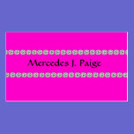 PROFESSIONAL THINK PINK DIAMOND FAUX Business Card business cards