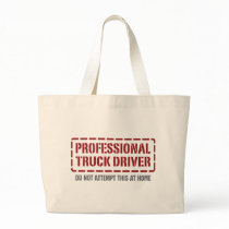 Professional Truck Driver Canvas Bag