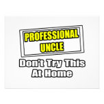 Professional Uncle...Don't Try This At Home Personalized Invitation