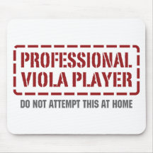 Professional Viola Player Mouse Mats