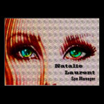 Professionnel moderne de regard fixe 3,5" x 2,5" cartes professionnelles