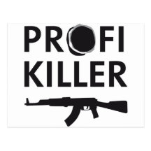 profi killer postkarten