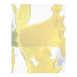 Profile - Bright Yellow Daffodil Letterhead Template