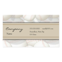 Profile Card - Baseball Business Card