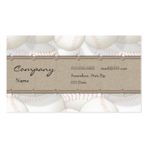 Profile Card - Baseball Business Card Template