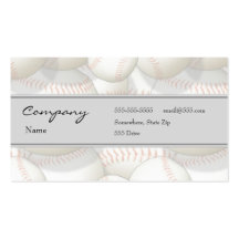 Profile Card - Baseball Business Card Templates