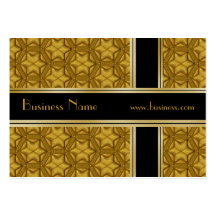 Profile Card Business Black Gold Embossed Business Card Templates