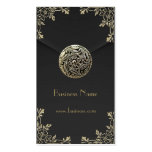 Profile Card Business Sepia Black Velvet Business Card