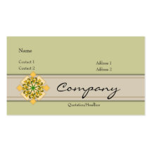Profile Card - Decorative Logo Business Card Template
