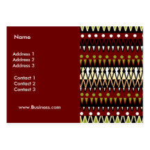 Profile Card Mexican Print Business Business Cards