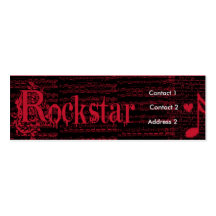 Profile like a Rockstar profile card pimped Business Cards