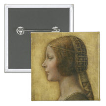 Profile of a Young Fiancee Pins