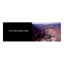 profile or business card, Landscape
