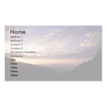 profile or business card, Landscape